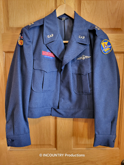 civil air patrol dress blues jacket Emma Classy Blue Dress With Frills - Women's Dresses Online